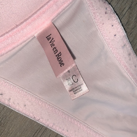 La Vie En Rose Pink Bra 38C - Picture 3 of 4
